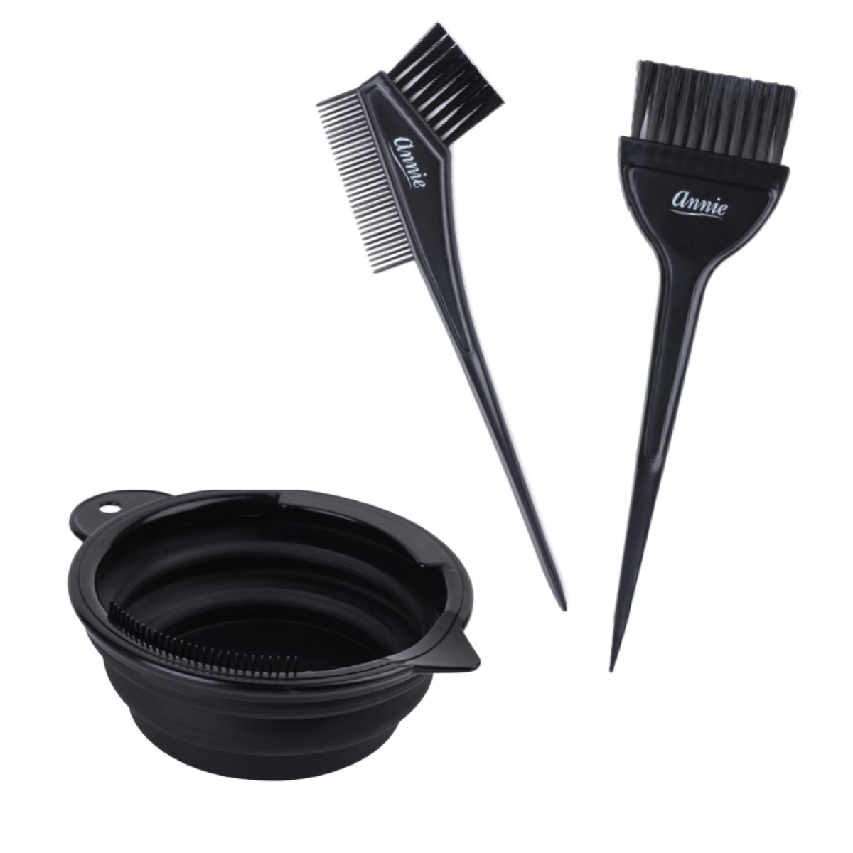 Annie Hair Coloring Kit, 3 Pieces, Black