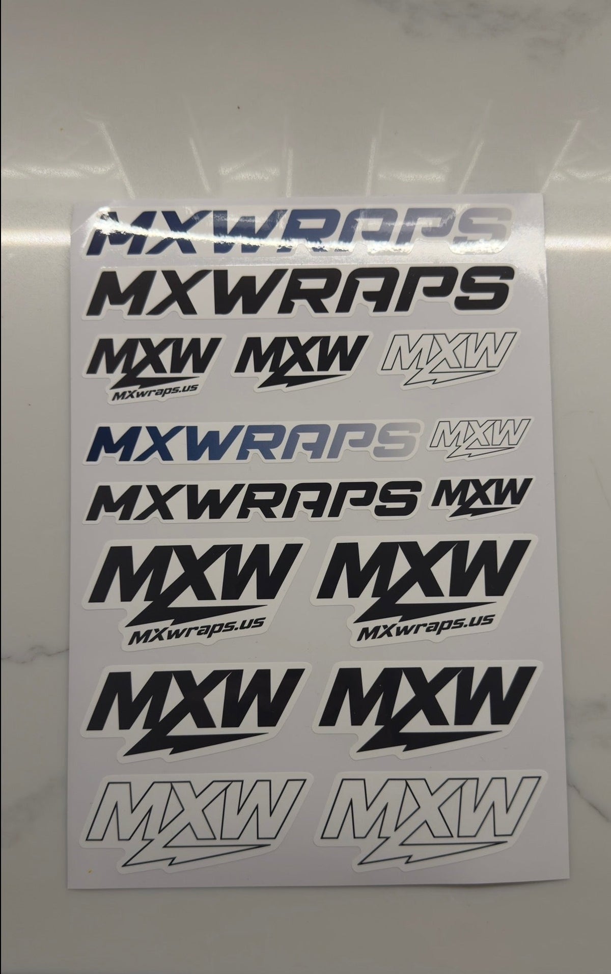MXW Logo Stickers