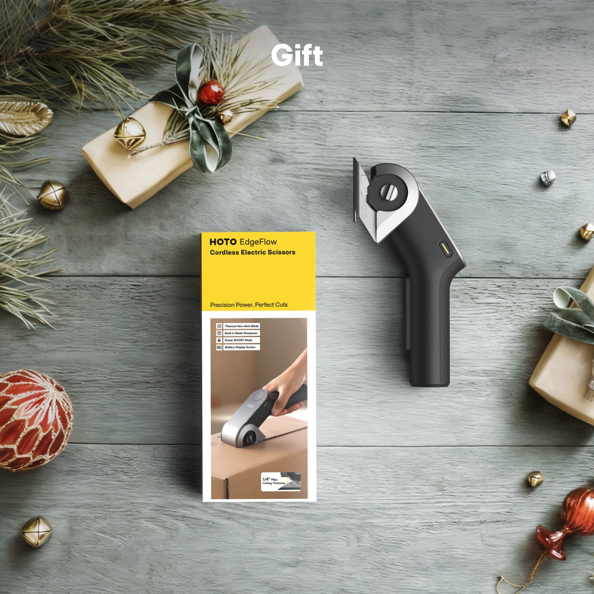 HOTO EdgeFlow Cordless Electric Scissors