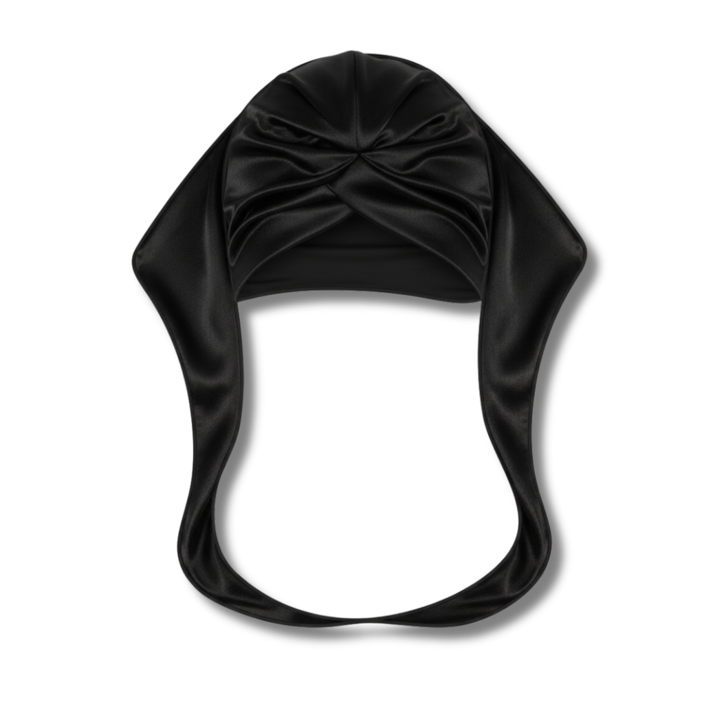 Ms. Remi Effortless Turban Scarf Close Top, 1 Count, Black