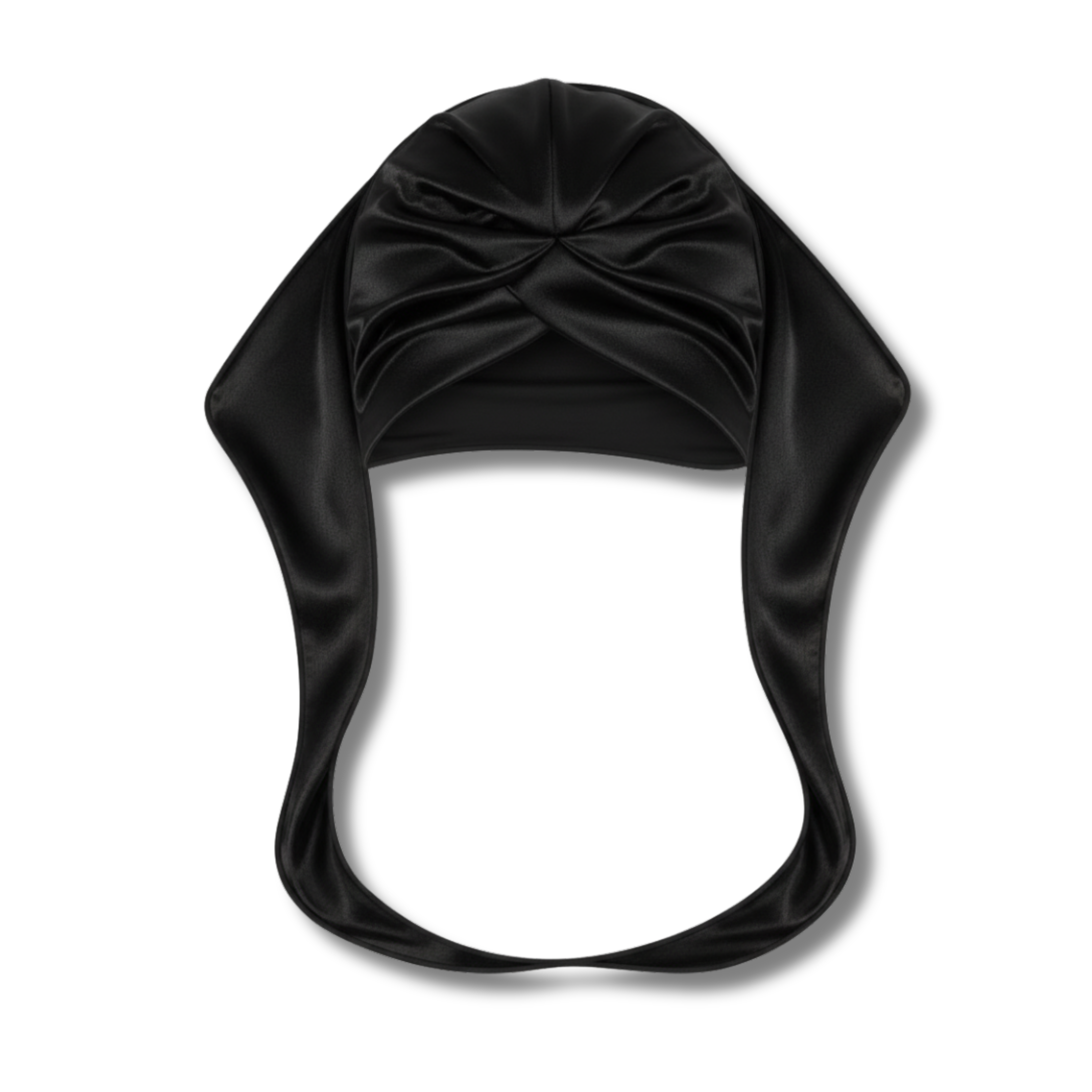 Ms. Remi Effortless Turban Scarf Close Top, 1 Count, Black