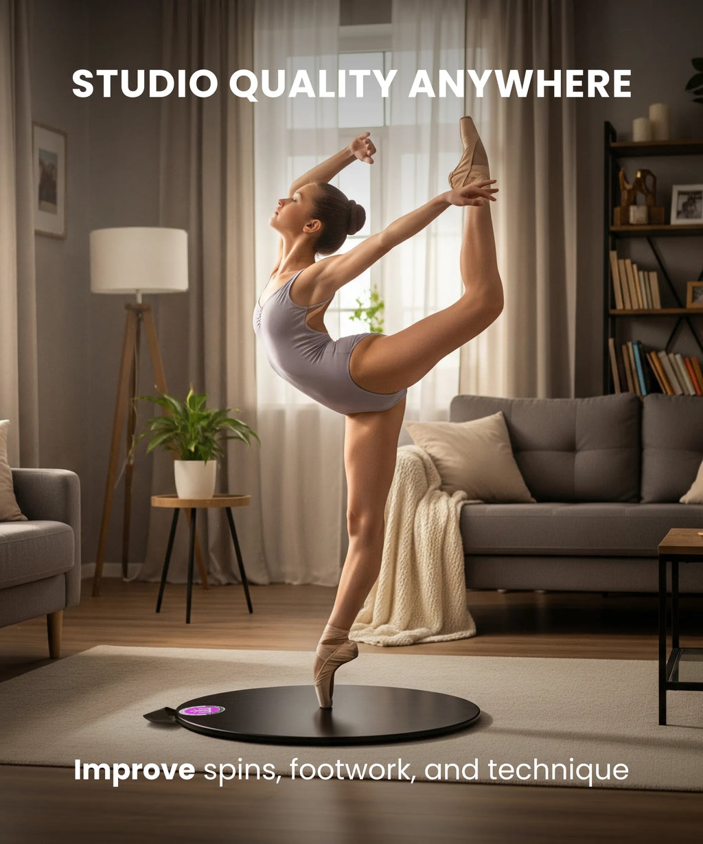Marley Turning Board for Dancers — Portable Dance Practice Disc