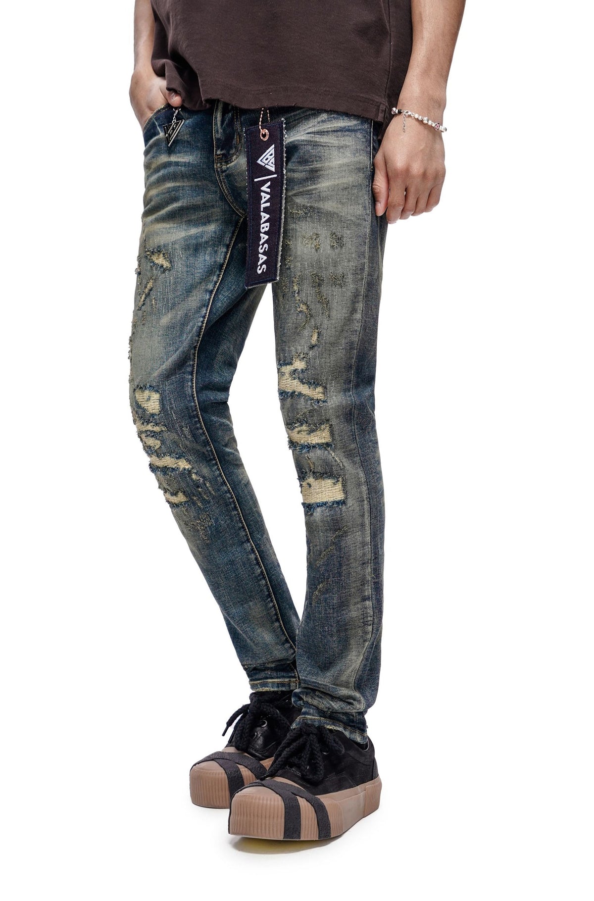 Valabasas Leader Skinny Jean - Dark Blue Vintage
