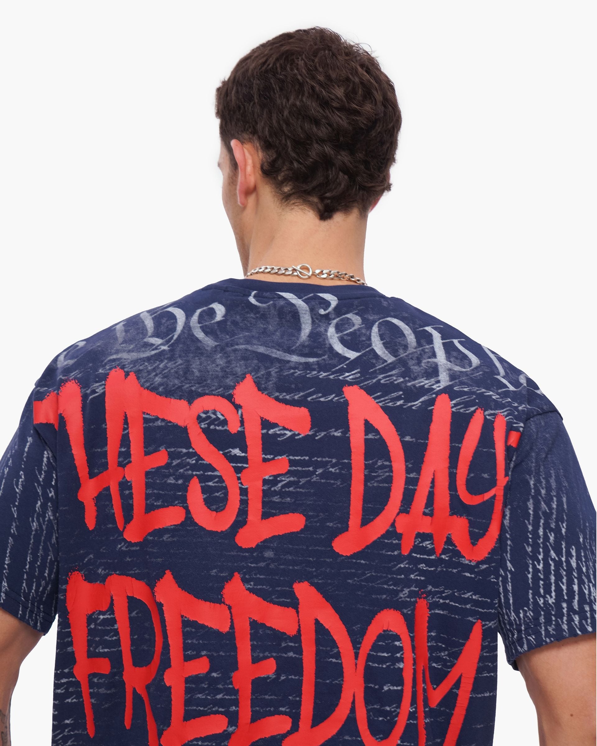 Valabasas Freedom Tee - Navy Blue
